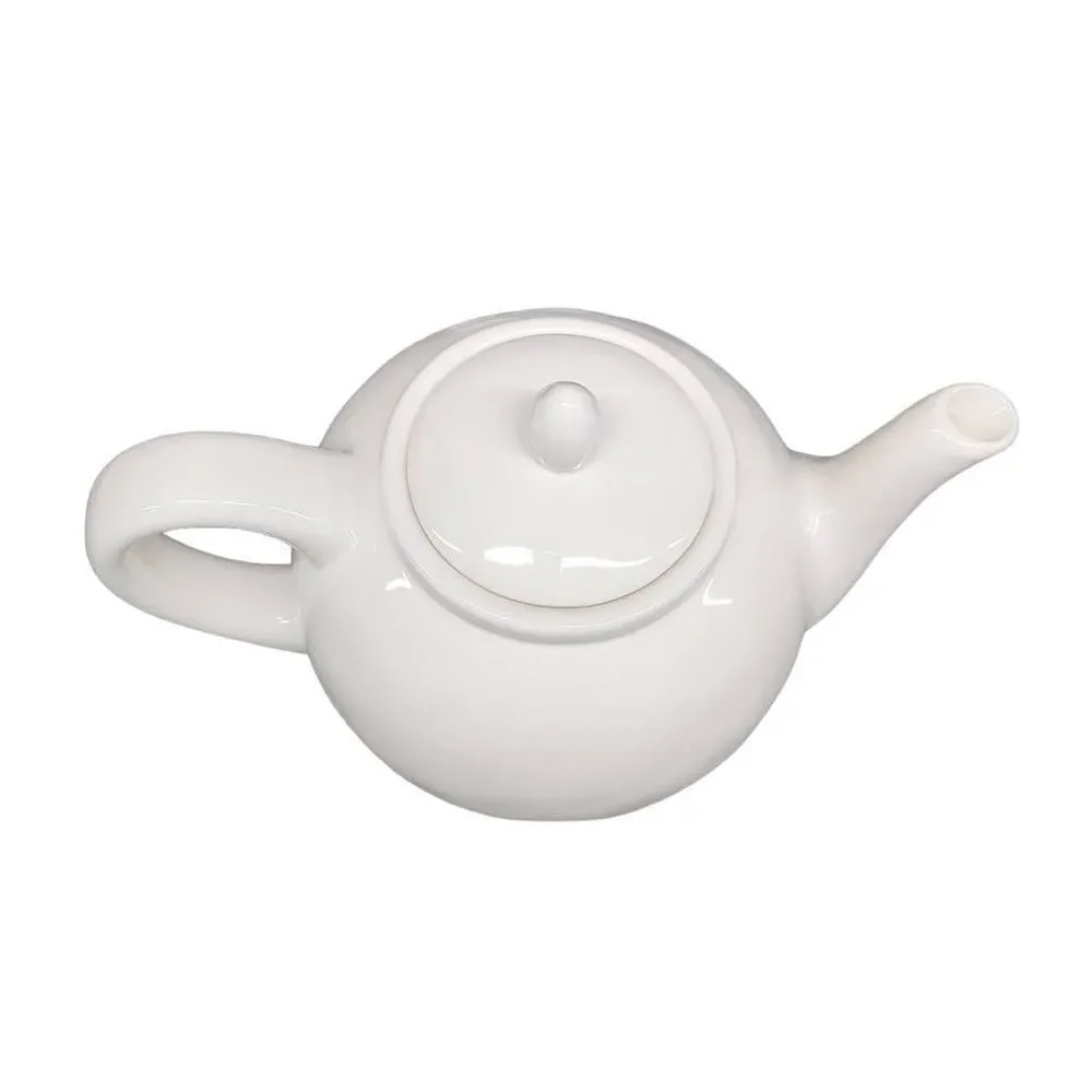 Rae Dunn Artisan Collection White Black Tea Pot